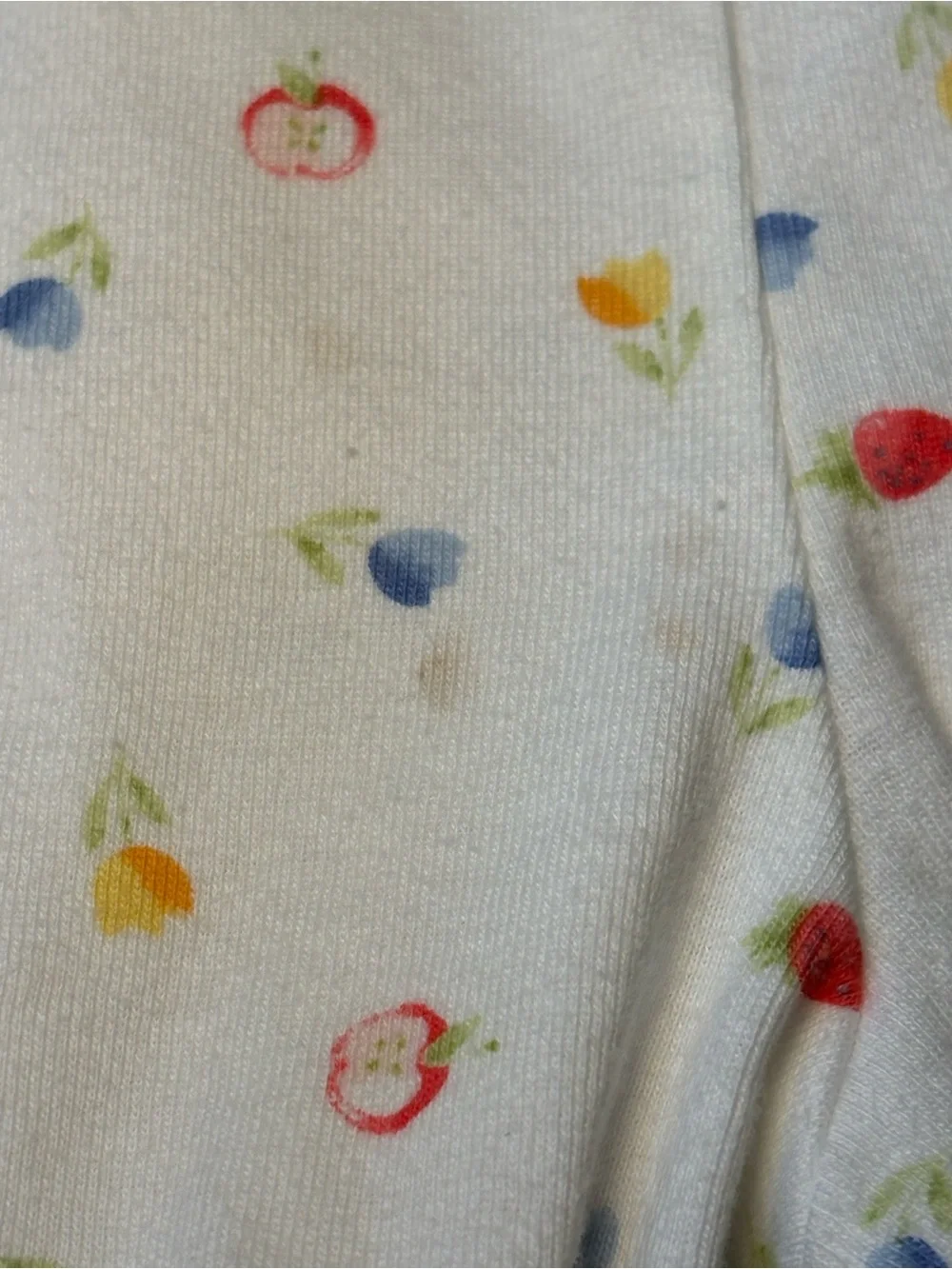 Gymboree Vintage Rainbow Tag 1998 Girl’s Romper Fruit Print 12-18 Months